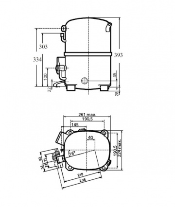 Compresor frigorific Tecumseh AG2522P-TZ